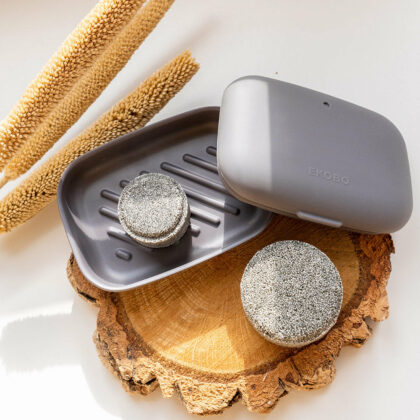 Champô Sólido NAUA para Cabelos Oleosos ou com Caspa Travel Size - Purifying