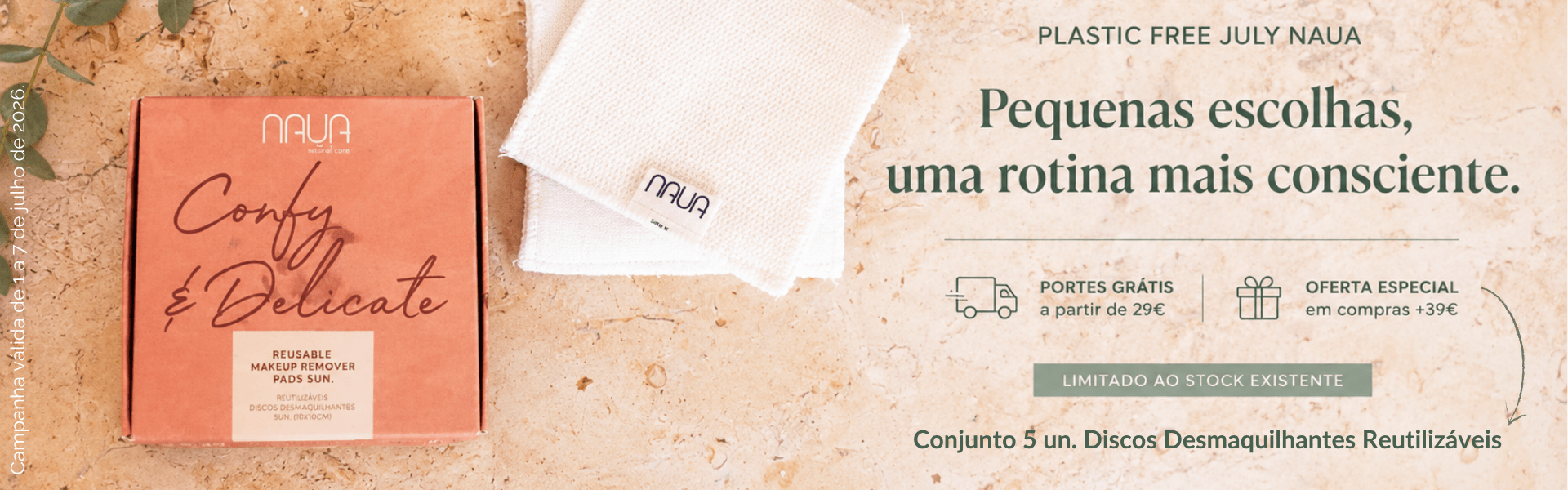 Campanha Plastic Free July Naua